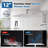 12" Shower Head, High Pressure 10-Spray Handheld Showerhead Rainfall Shower Head Combo, Adjustable  Extension Arm, 71" Hose-119691559