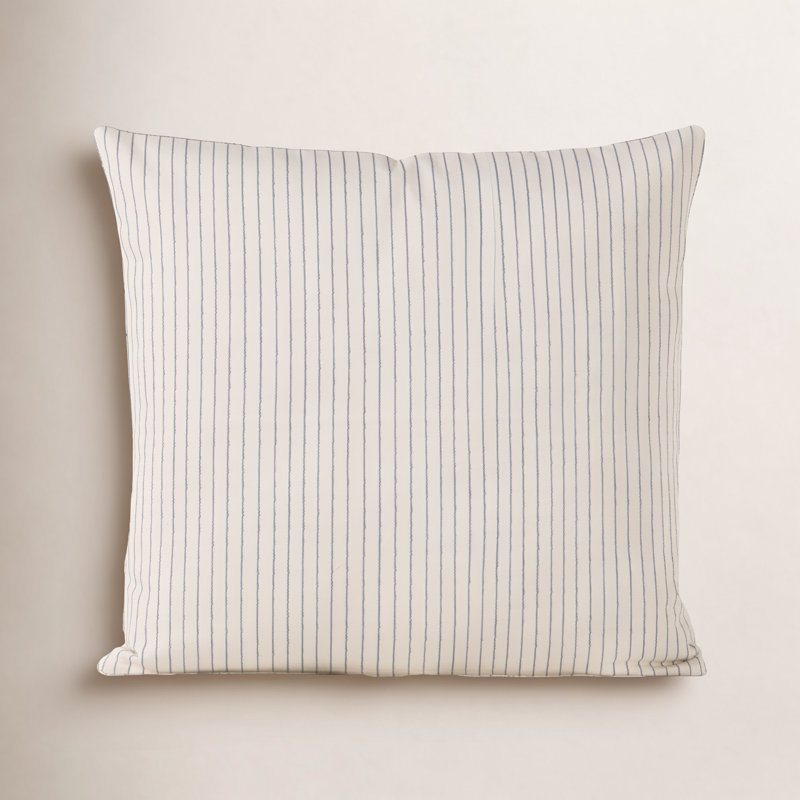 Hadwyn Geometric Cotton Blend Reversible Throw Pillow, Fawn, Square 20", Feather