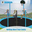 Trampoline 14 pi pour enfants avec filet de sécurité-116024808
