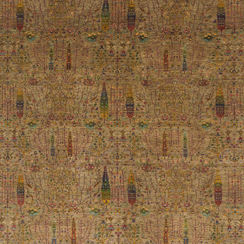 Abstract Indoor Rug, Square 8'