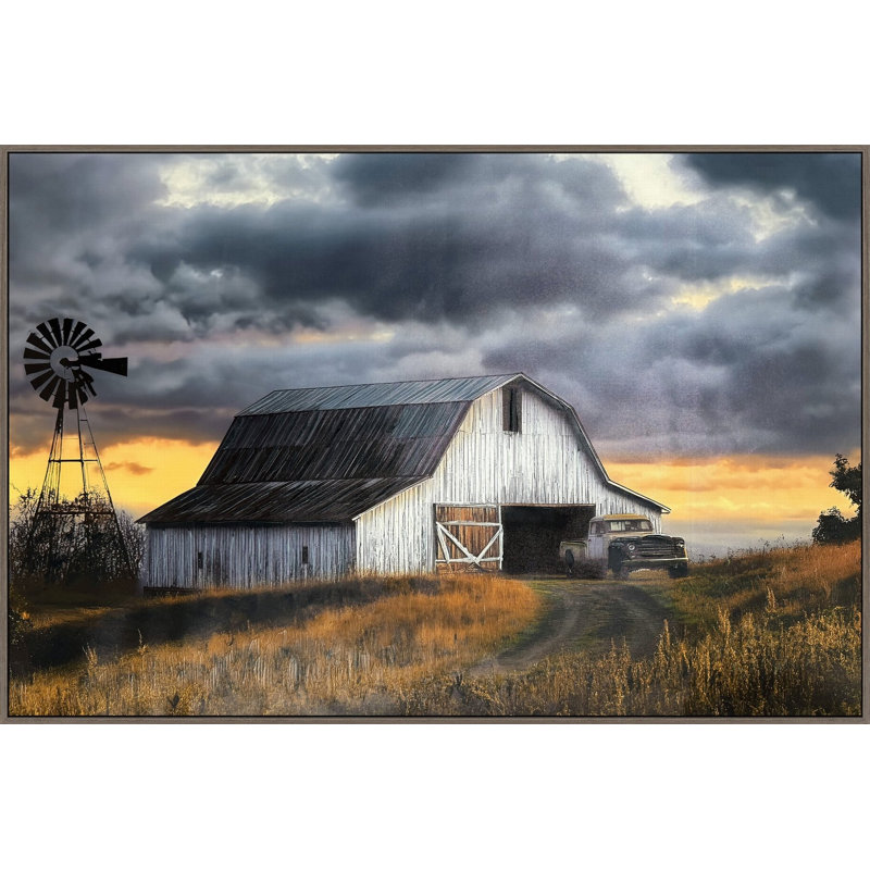Avant la tempête, art mural sur toile
