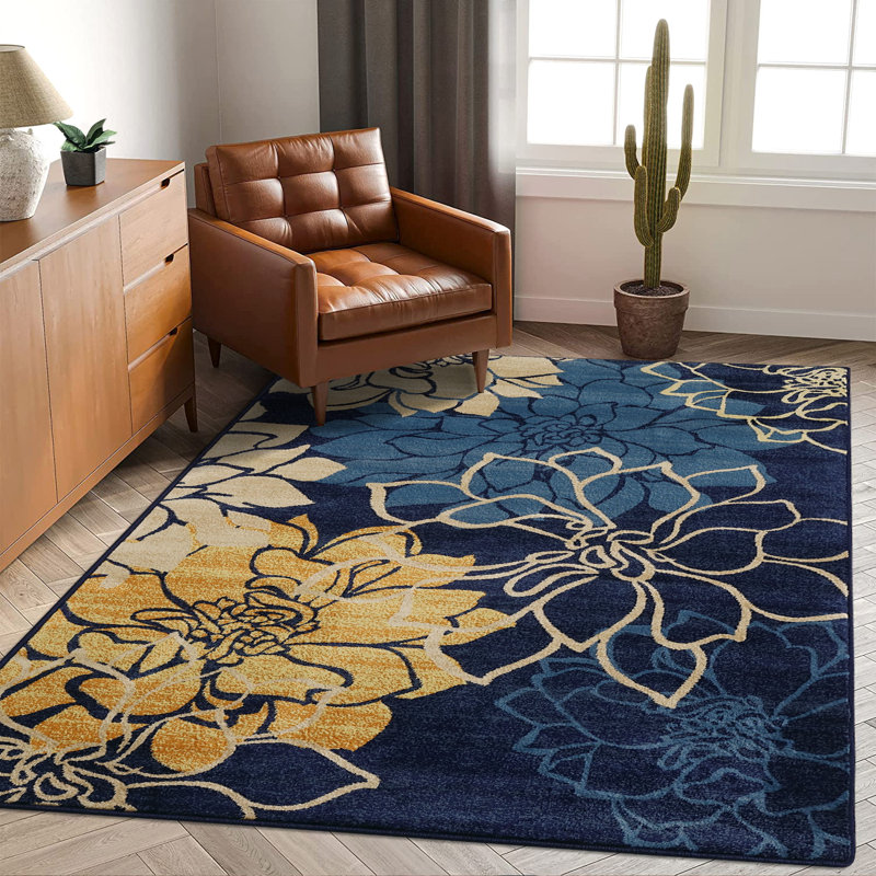 Washable Indoor Rug, Rectangle 5' x 8'