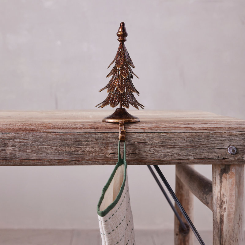 Metal Tree Shaped Stocking Holder