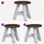 Solid Wood Accent Stool