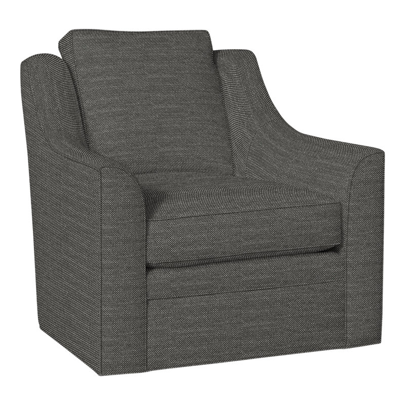 American Bungalow Nicholas Barrel Back Swivel Chair, Perigold Ishi Platinum