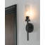 99617A3A5B1147FAA6B0D0CED2AB7781 Applique murale intérieure Huntington 18 po à une lumière, culot moyen, noire-1858207984