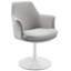 Fauteuil pivotant en velours Lippa Performance-105239668-105239672