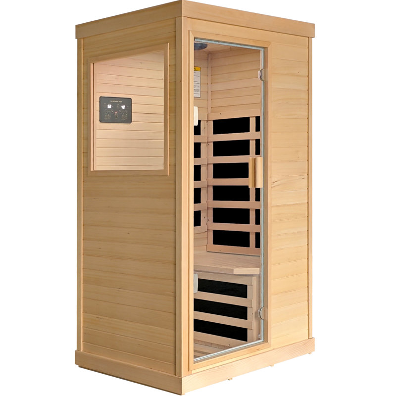 Sauna infrarouge avec Bluetooth et lumières colorées