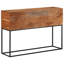 110cm Solid Wood Top Console Table