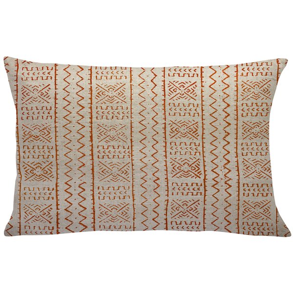 Union Rustic Abdinour Geometric Linen Throw Pillow | Wayfair