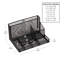  Rangement de bureau et fournitures de bureau, classeur vertical, rangement, bureau, treillis métallique, L 12,5 po x l 9 po x H 7,25 po