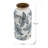 Vintage Inspired Ceramic Vase With Classic Silhouette And Floral Motif For Home Decor