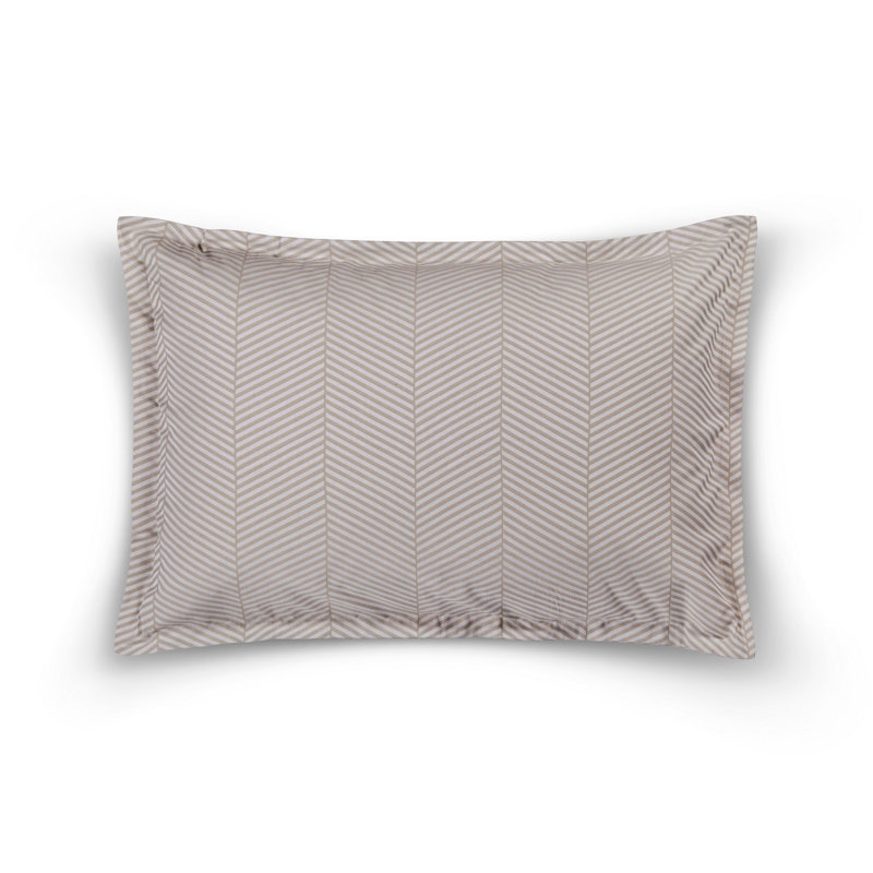 100% Cotton Abstract, Beige