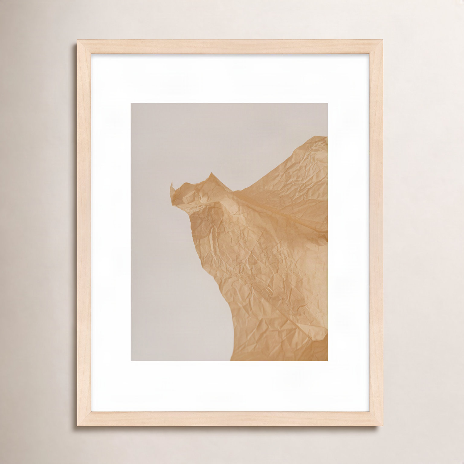 Lorena "Unpackage 1" Photo Print, 20" H x 16" W x 1.25" D, Maple