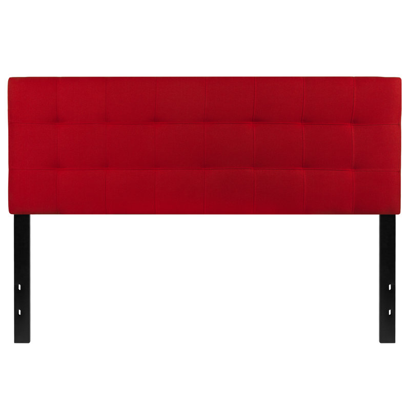 Ciriaca Quilted Tufted Upholstered Headboard, Queen, Red
