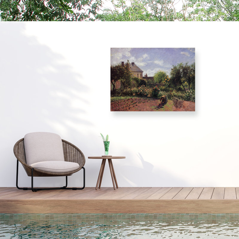 Marcus, le jardin des artistes à Eragny, H 14 po x l 19 po