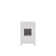 Minnetrista 24'' Single Bathroom Vanity with Marble Top
