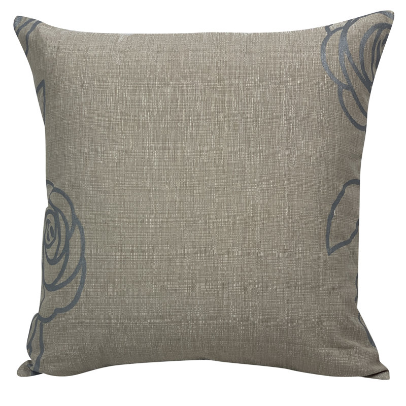 Floral Square Cushion Cover