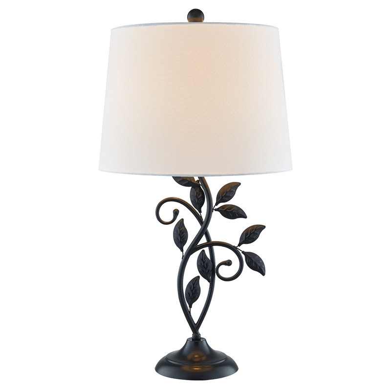 Metal Table Lamp, White