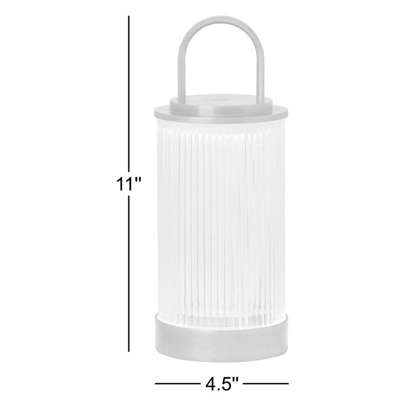 Tawa Accent Rechargeable Table Lamp, Matte White