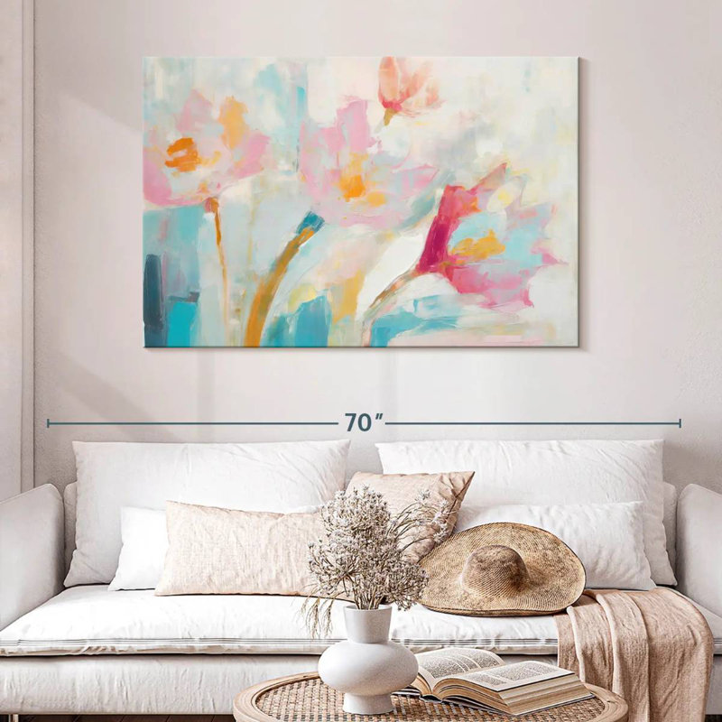 Avery Colorful Brushed Tulip II, 32" H x 48" W