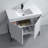 35.9'' Single Bathroom Vanity with Ceramic Top-1189324149