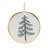 Ceramic Pine Tree Disc Ornament