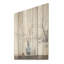 Tree Winters Window Oasis - Art mural en bois sur bois de pin naturel-2086323156