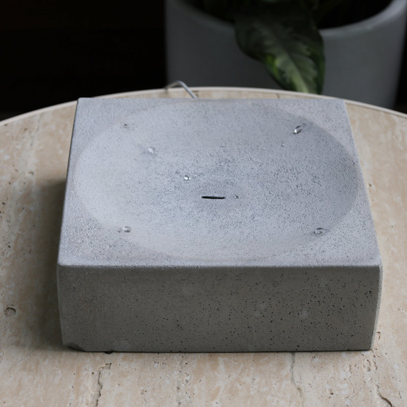 Fontaine de table en ciment Modern
