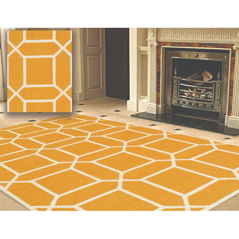 Sahara Wool Geometric Indoor Rug, Rectangle 2' x 3'