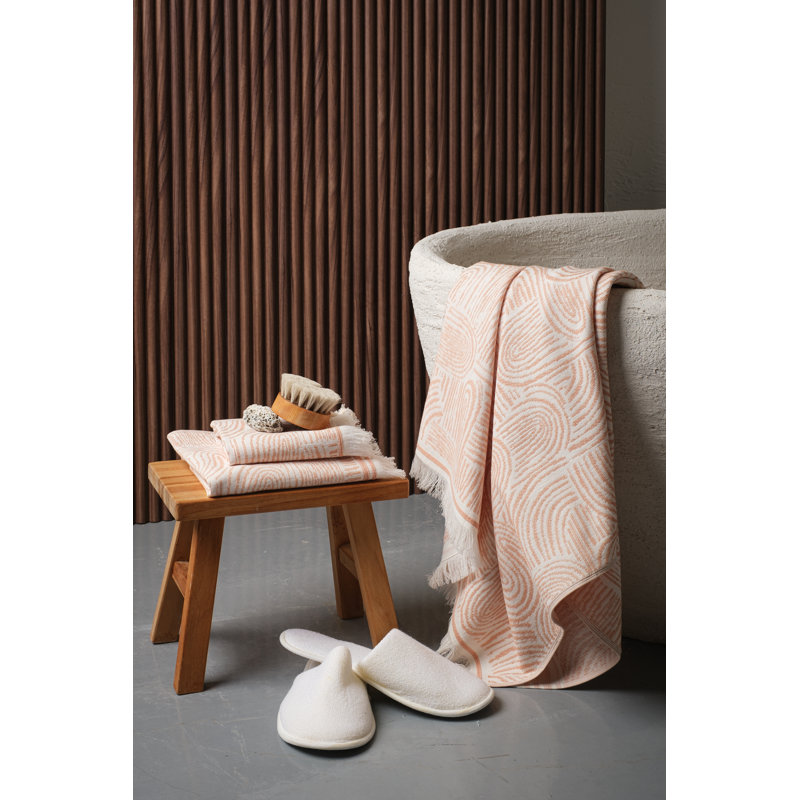 ARCANA Set of 4 Hand Towels Macaron | Lightweight, Quickdry, Decorative, Luxury, with Fringes, Set of 4 Hand Towels, Macaron