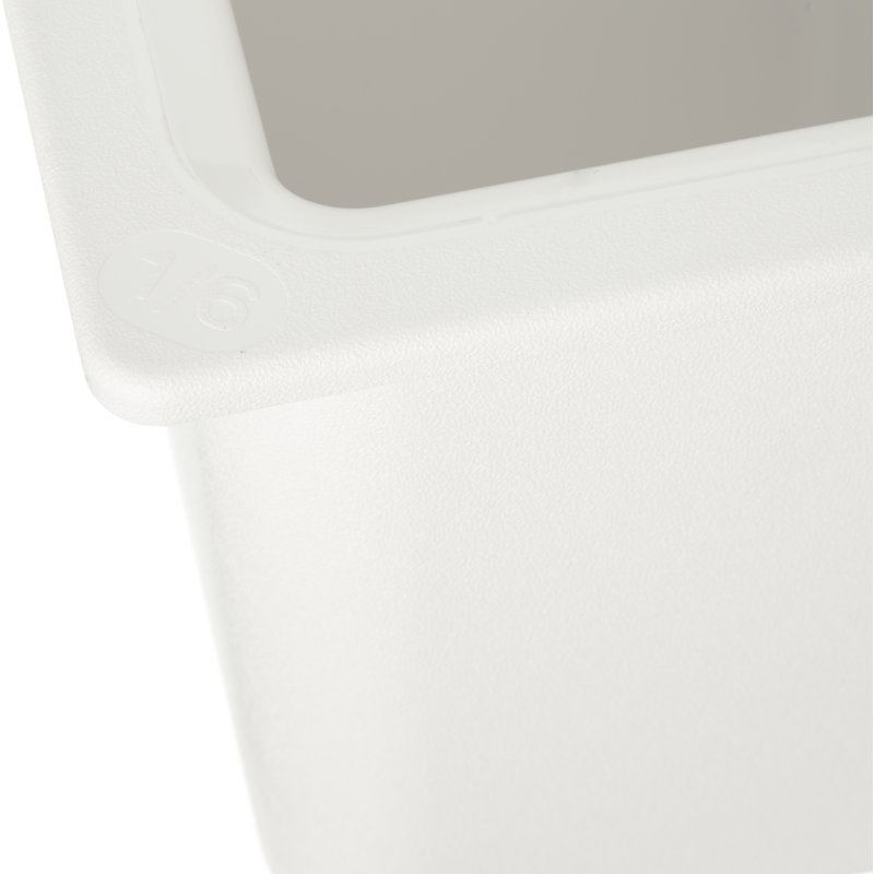 Carlisle Food Service Products Coldmaster® Rectangle Plastic Food Storage Container, White