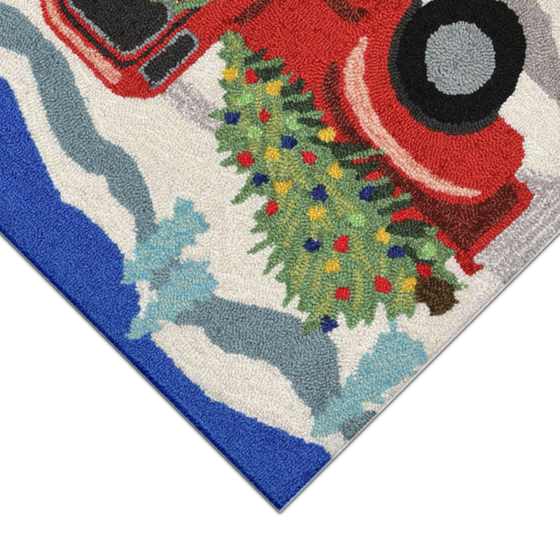 Vancamp No Pattern And Not Solid Color Polyester Kitchen Mat, 24" W x 36" L