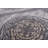 Bungalow Rose Charcoal Gray Medallion Quilted Bedspread Set - Modern Floral Mosaic Design-289053913