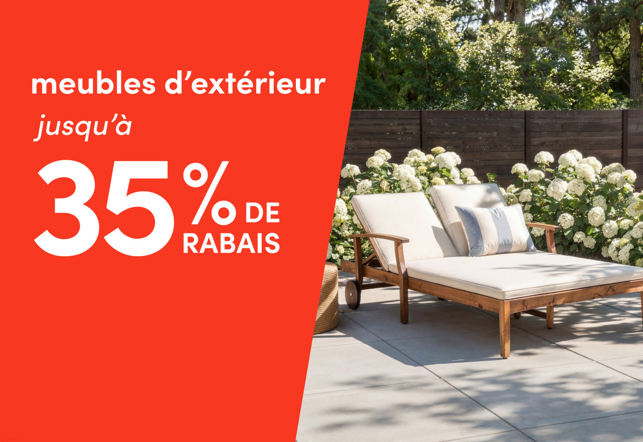 meubles d'extérieur en solde