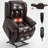 Dual Motor Infinite Position Up To 350 LBS Electric Medium Size Power Lift Recliner Chair With 8-Point Vibration Massage And Lumbar Heating-1472347274