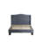 Mieya Upholstered Platform Bed Frame with Tufted Nailhead Trim Wingback Headboard-741877963-741877965