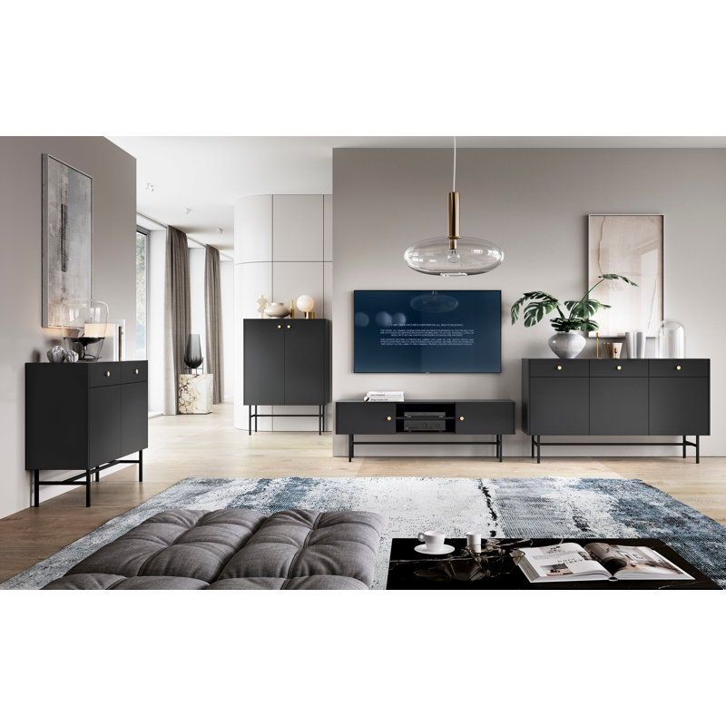 Boltri 155cm Sideboard, Black