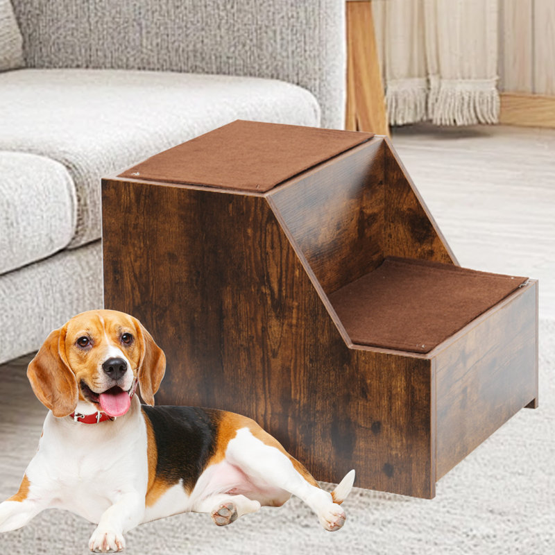 Lit superposé à plusieurs niveaux pour chiens et chats avec marche amovible, siège de fenêtre avec coussin et coussin à gratter pour chat, pour l'intérieur