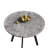 Versatile Circular Dining Table with Industrial Appeal for Various Settings