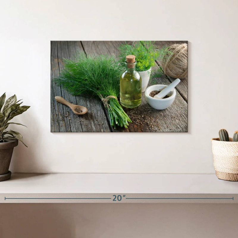Harnek Rustic Dill And Fennel, 8" H x 12" W