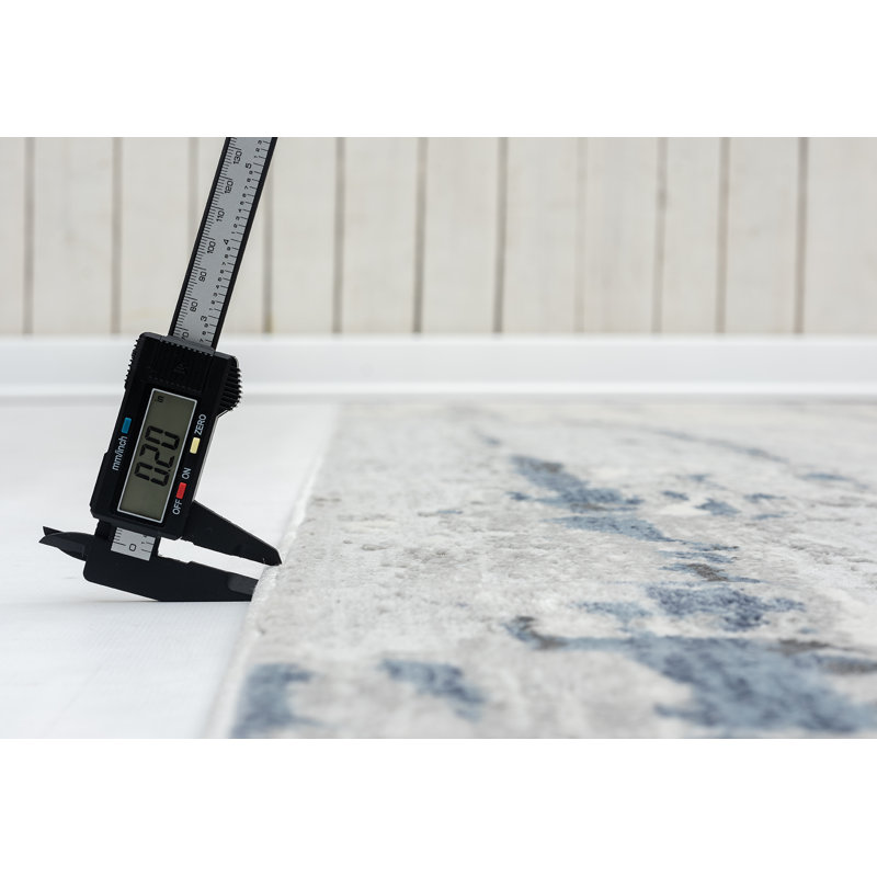Tapis gris, Rectangle 5 pi 2 po x 7 pi 2 po