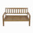 2-Piece Outdoor Gray Acacia Wood Conversation Set - Loveseat & Coffee Table With Blue Water-Resistant Cushions, 350Lbs Capacity For Patio, Deck & Backyard-1990946164