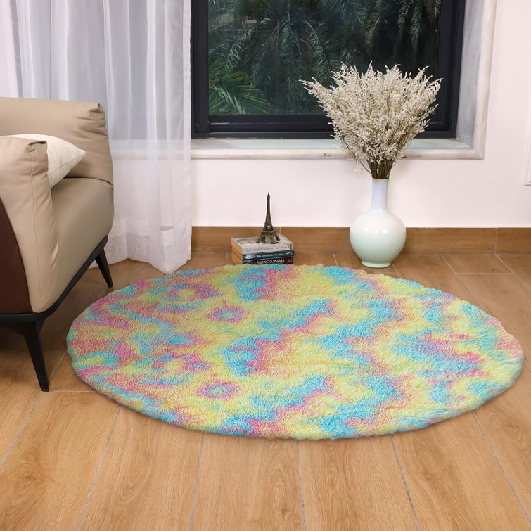 Alinde Standard Shag 120cm X 120cm Area Rug