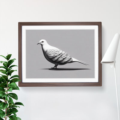Blessed Dove Bird - Framed Print