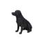 Statue Noble Labrador assis-1866029696