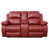 Red Faux Leather