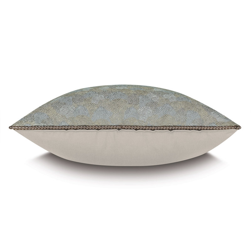 Zeylin Metallic Decorative Pillow, Square 22"