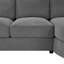 Canapé modulaire moderne en L de 84,6 po-1190177882