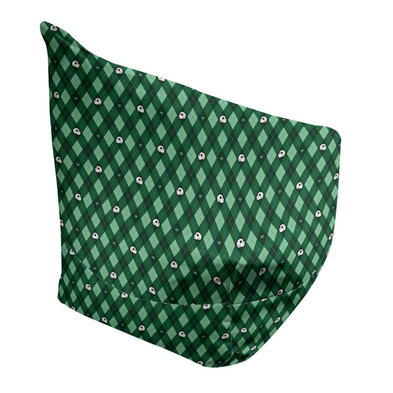 Sac de pois Kitterman, H 27 po x L 30 po x P 25 po, Housse de pouf, Vert